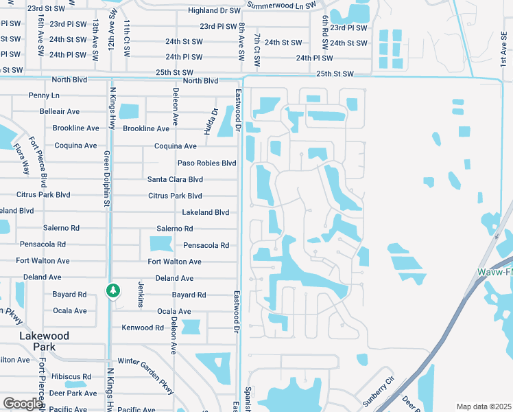 map of restaurants, bars, coffee shops, grocery stores, and more near 56 La Villa Way in Fort Pierce