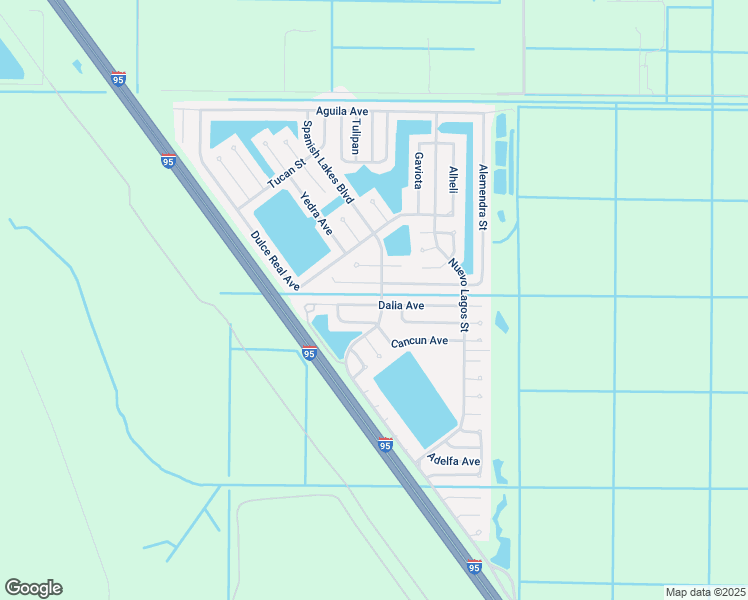 map of restaurants, bars, coffee shops, grocery stores, and more near 14424 Dalia Avenue in Fort Pierce