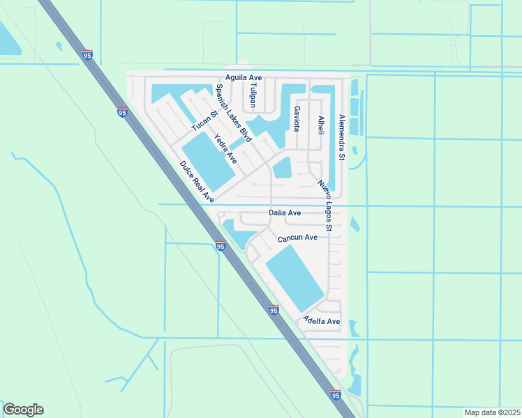 map of restaurants, bars, coffee shops, grocery stores, and more near 14424 Dalia Avenue in Fort Pierce