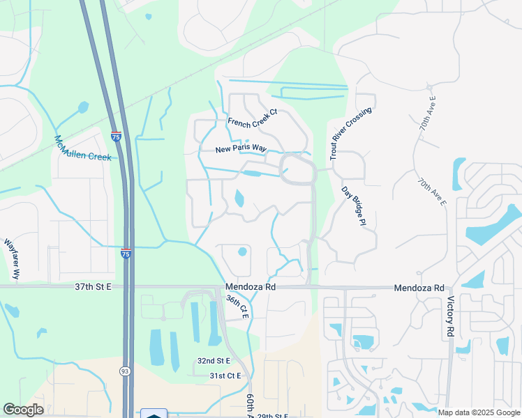 map of restaurants, bars, coffee shops, grocery stores, and more near 6104 Laurel Creek Trail in Ellenton