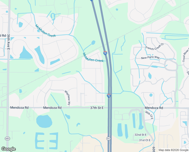 map of restaurants, bars, coffee shops, grocery stores, and more near 4239 Park Willow Ave in Palmetto
