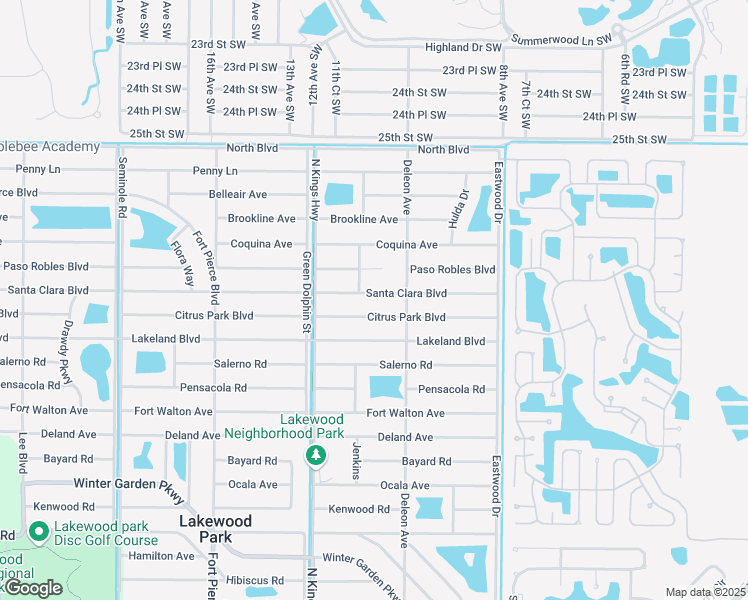 map of restaurants, bars, coffee shops, grocery stores, and more near 7003 Santa Clara Boulevard in Fort Pierce