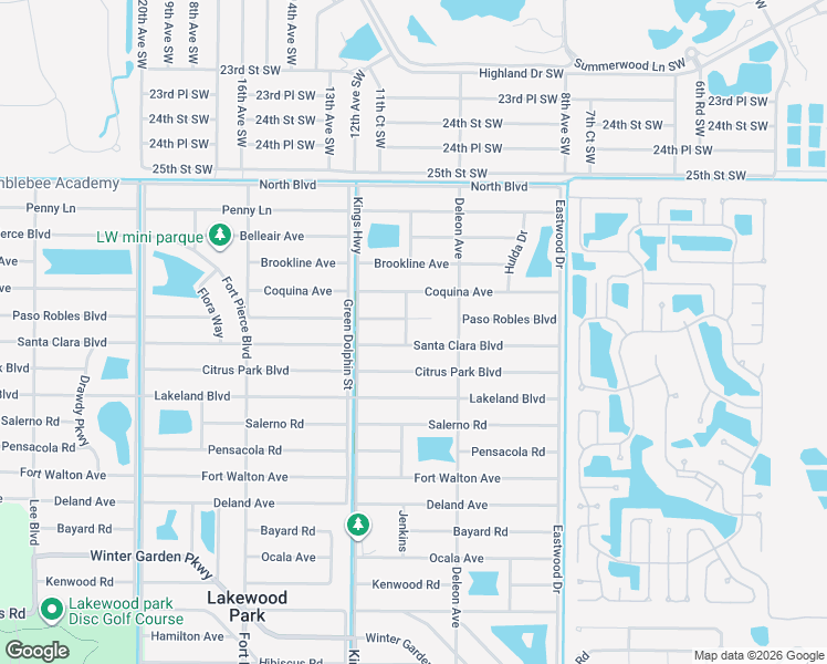 map of restaurants, bars, coffee shops, grocery stores, and more near 7003 Santa Clara Boulevard in Fort Pierce