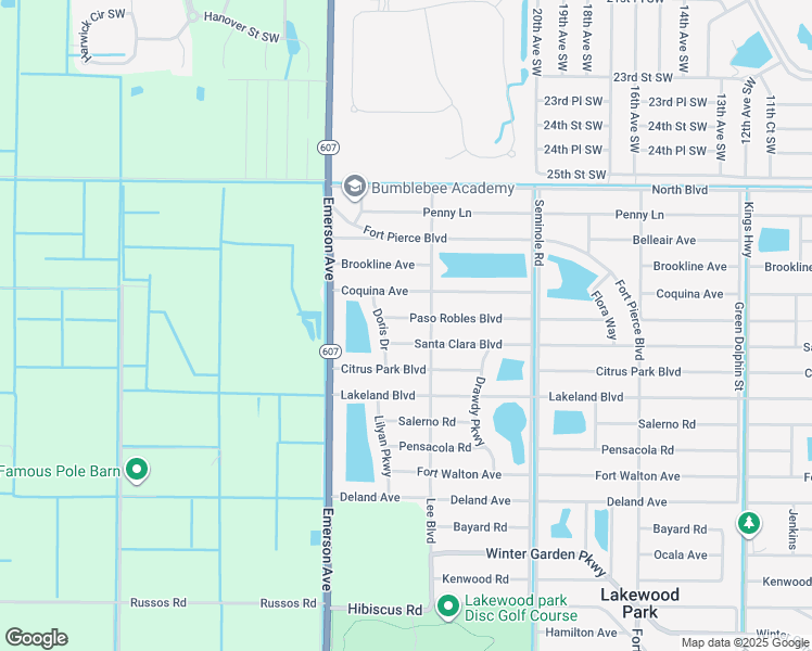 map of restaurants, bars, coffee shops, grocery stores, and more near 8507 Paso Robles Boulevard in Fort Pierce