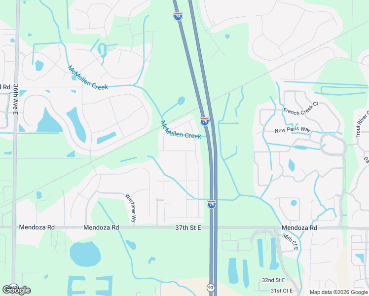 map of restaurants, bars, coffee shops, grocery stores, and more near 5024 Wedgeleaf Way in Palmetto