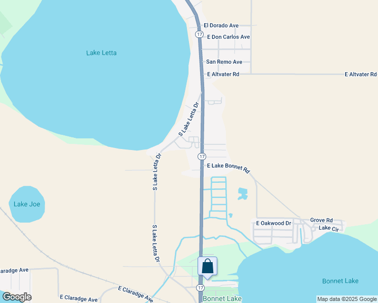 map of restaurants, bars, coffee shops, grocery stores, and more near 2522 Florida 17 in Avon Park