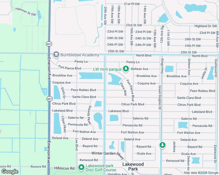 map of restaurants, bars, coffee shops, grocery stores, and more near 8006 Paso Robles Boulevard in Fort Pierce