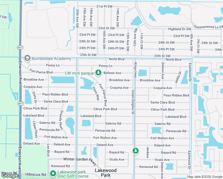 map of restaurants, bars, coffee shops, grocery stores, and more near 7601 Coquina Avenue in Fort Pierce