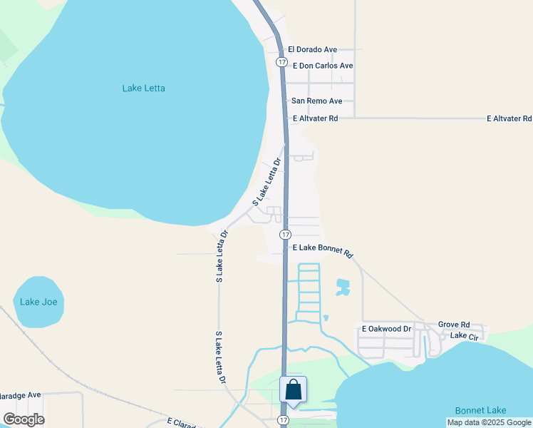 map of restaurants, bars, coffee shops, grocery stores, and more near 2522 Florida 17 in Avon Park
