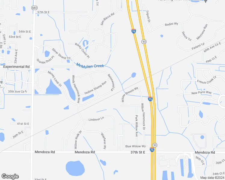 map of restaurants, bars, coffee shops, grocery stores, and more near 4501 Reisswood Loop in Palmetto