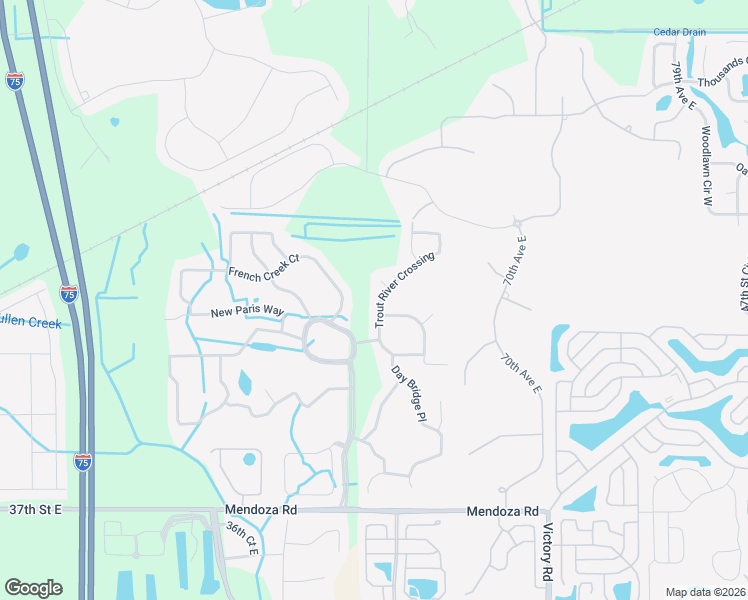 map of restaurants, bars, coffee shops, grocery stores, and more near 4607 Trout River Crossing in Ellenton