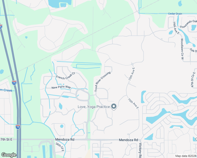 map of restaurants, bars, coffee shops, grocery stores, and more near 4607 Trout River Crossing in Ellenton