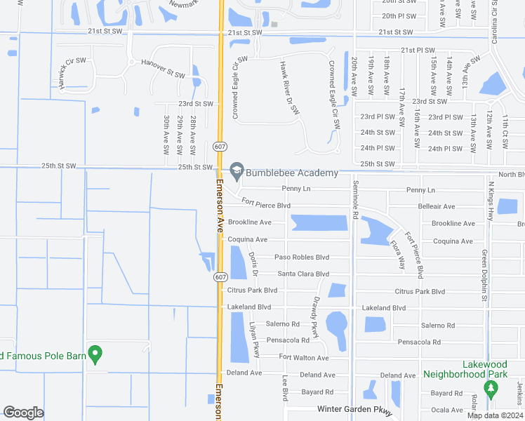 map of restaurants, bars, coffee shops, grocery stores, and more near 8603 Fort Pierce Boulevard in Fort Pierce