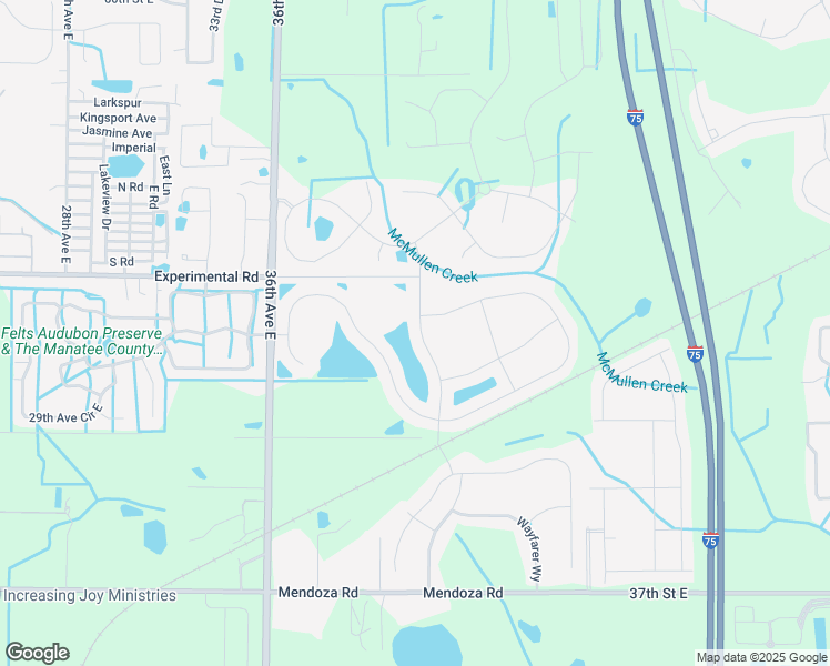 map of restaurants, bars, coffee shops, grocery stores, and more near 4627 Windy Hammock Way in Palmetto