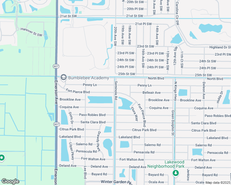 map of restaurants, bars, coffee shops, grocery stores, and more near 8105 Fort Pierce Boulevard in Fort Pierce