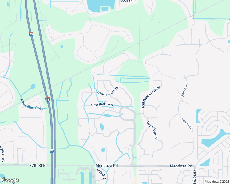 map of restaurants, bars, coffee shops, grocery stores, and more near 6111 French Creek Court in Ellenton