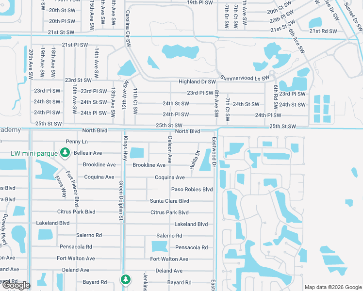map of restaurants, bars, coffee shops, grocery stores, and more near 6705 Penny Lane in Fort Pierce