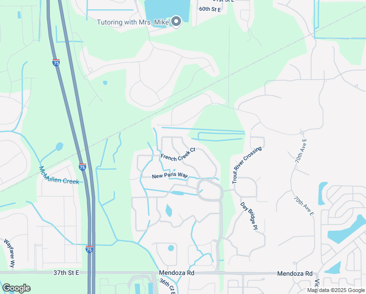 map of restaurants, bars, coffee shops, grocery stores, and more near 5989 Willows Bridge Loop in Ellenton