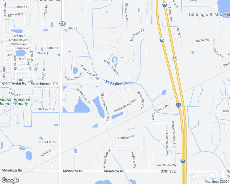 map of restaurants, bars, coffee shops, grocery stores, and more near 4419 Reisswood Loop in Palmetto