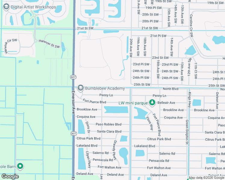 map of restaurants, bars, coffee shops, grocery stores, and more near 8305 North Boulevard in Fort Pierce