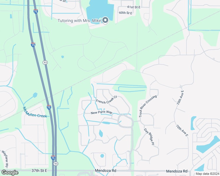 map of restaurants, bars, coffee shops, grocery stores, and more near 5970 Willow Bridge Loop in Ellenton