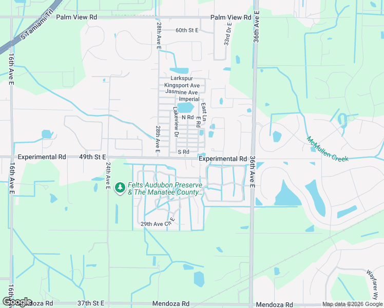 map of restaurants, bars, coffee shops, grocery stores, and more near 41 South Road in Palmetto