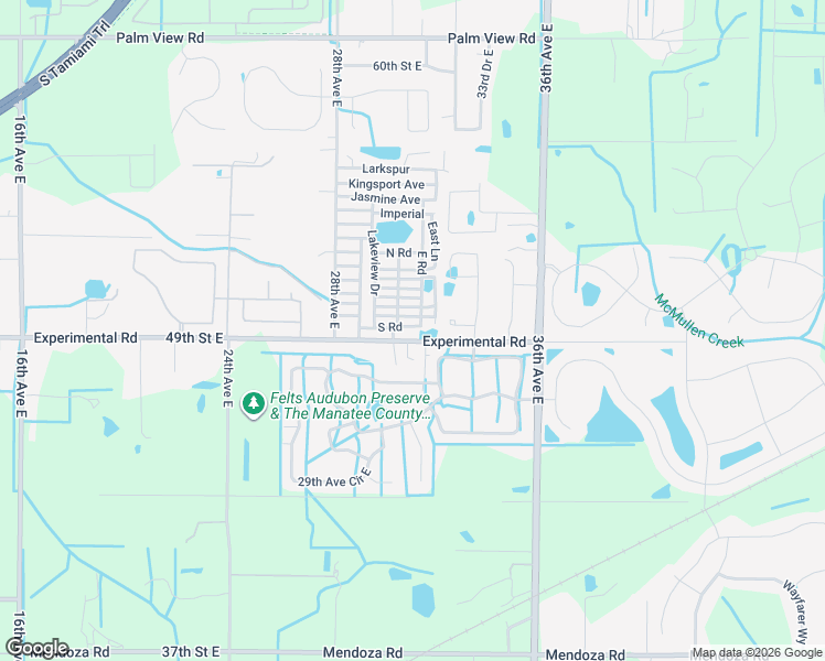 map of restaurants, bars, coffee shops, grocery stores, and more near 41 South Road in Palmetto