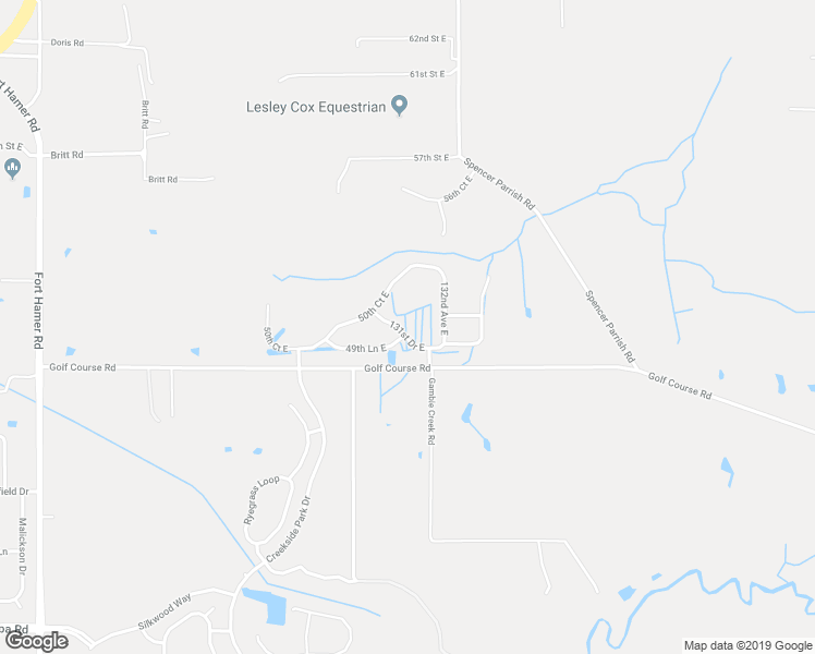 map of restaurants, bars, coffee shops, grocery stores, and more near 4920 131st Drive East in Parrish