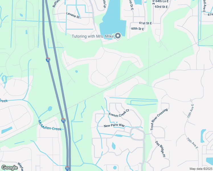 map of restaurants, bars, coffee shops, grocery stores, and more near 4917 60th Avenue Circle East in Ellenton