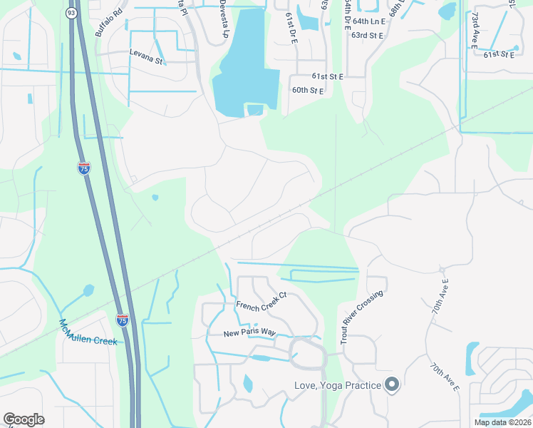 map of restaurants, bars, coffee shops, grocery stores, and more near 5316 Patano Loop in Palmetto