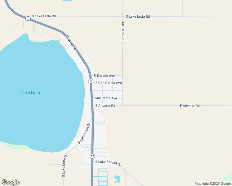 map of restaurants, bars, coffee shops, grocery stores, and more near 2554 Ponce De Leon Parkway in Avon Park