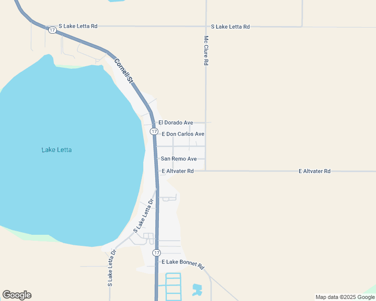 map of restaurants, bars, coffee shops, grocery stores, and more near 2554 Ponce De Leon Pkwy in Avon Park