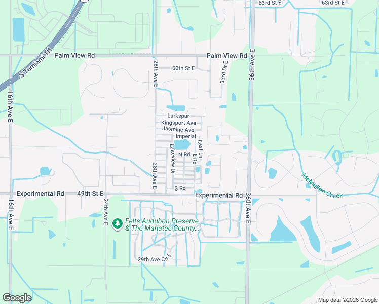 map of restaurants, bars, coffee shops, grocery stores, and more near 38 North Road in Palmetto