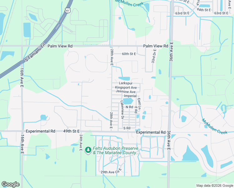 map of restaurants, bars, coffee shops, grocery stores, and more near 15 Jasmine Avenue in Palmetto