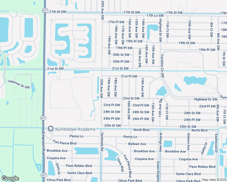 map of restaurants, bars, coffee shops, grocery stores, and more near 2235 18th Avenue Southwest in Vero Beach