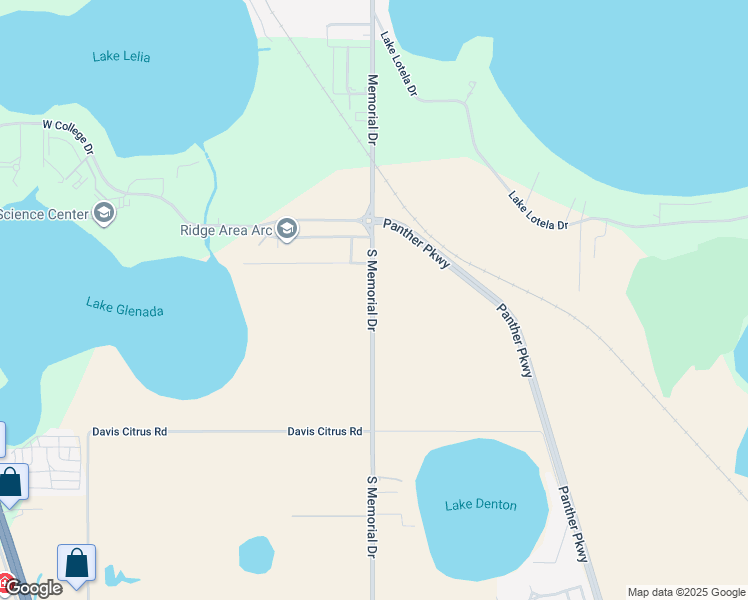 map of restaurants, bars, coffee shops, grocery stores, and more near 1020 South Memorial Drive in Avon Park
