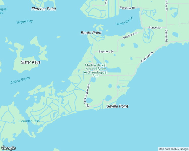 map of restaurants, bars, coffee shops, grocery stores, and more near 955 Bayshore Drive in Terra Ceia