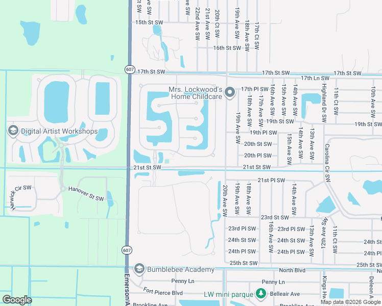 map of restaurants, bars, coffee shops, grocery stores, and more near 2365 Old Raven Lane Southwest in Vero Beach