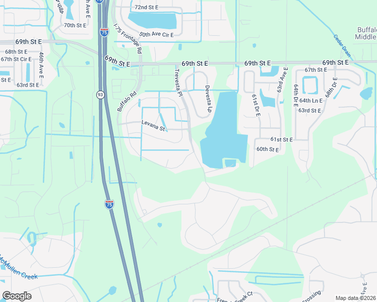 map of restaurants, bars, coffee shops, grocery stores, and more near 5522 Gavella Cove in Palmetto