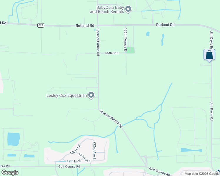 map of restaurants, bars, coffee shops, grocery stores, and more near 5900 Spencer Parrish Road in Parrish