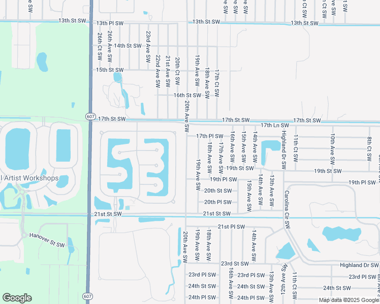 map of restaurants, bars, coffee shops, grocery stores, and more near 1816 20th Avenue Southwest in Vero Beach