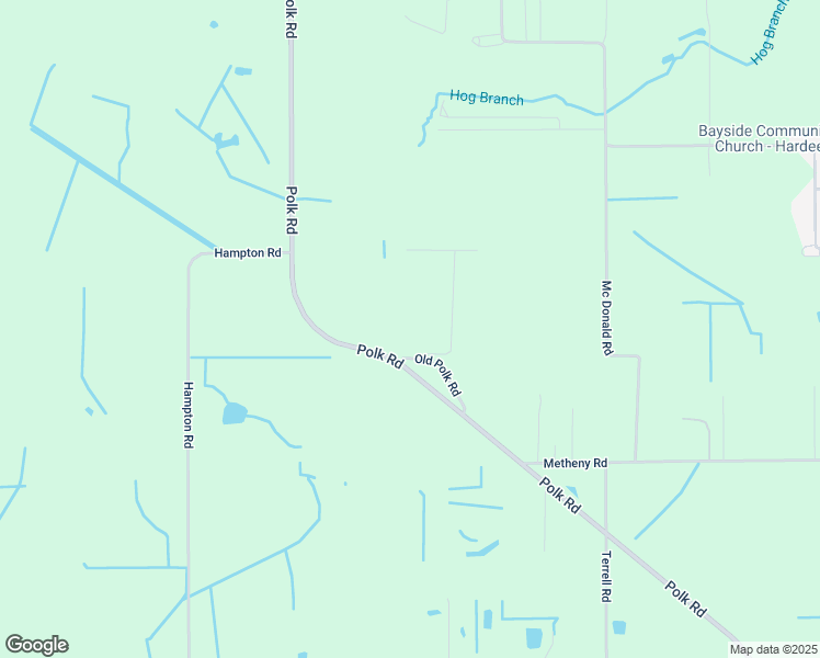 map of restaurants, bars, coffee shops, grocery stores, and more near 1598 Old Polk Road in Wauchula