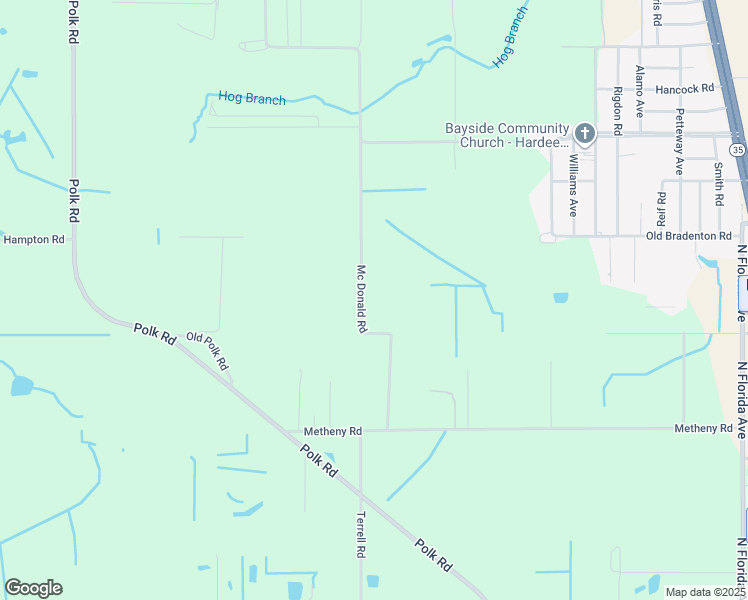 map of restaurants, bars, coffee shops, grocery stores, and more near 1106 Mc Donald Road in Wauchula