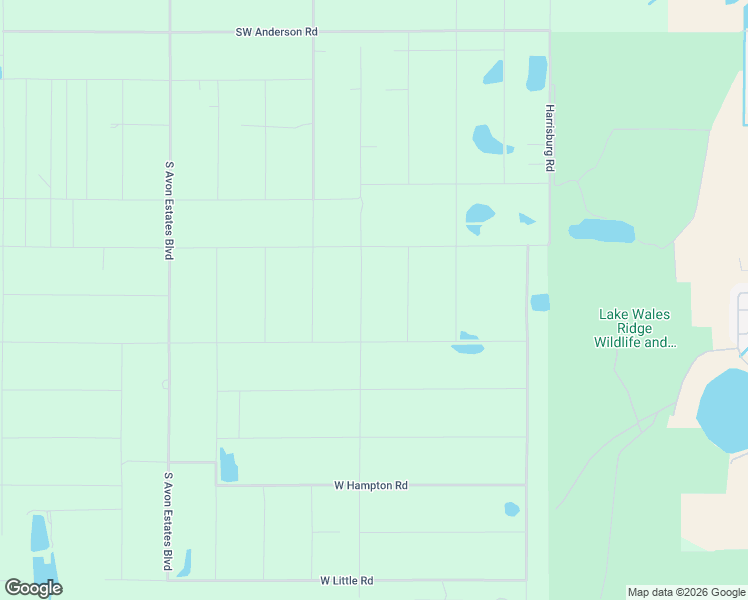 map of restaurants, bars, coffee shops, grocery stores, and more near 1631 South Larsen Road in Avon Park