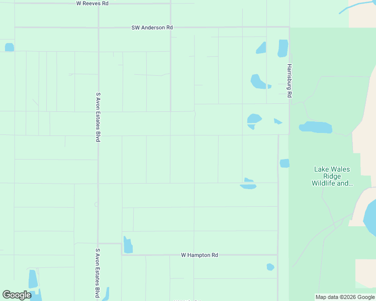 map of restaurants, bars, coffee shops, grocery stores, and more near 1630 South Larsen Road in Avon Park