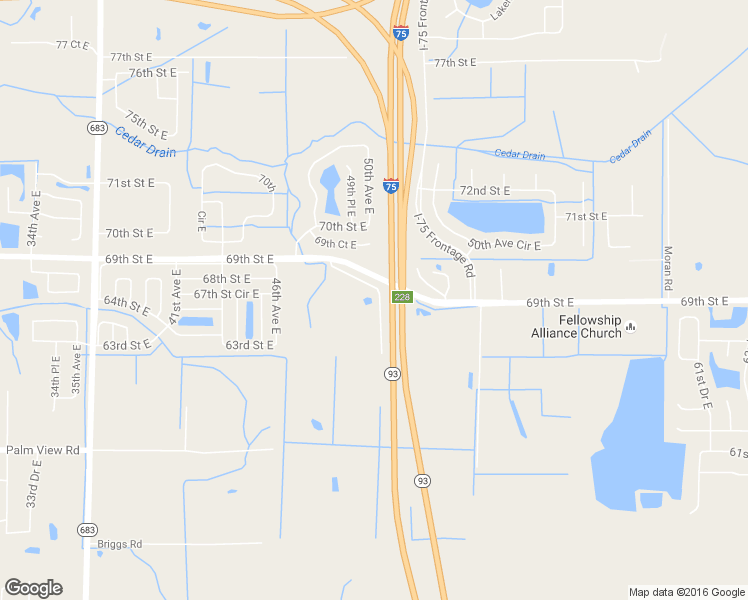 map of restaurants, bars, coffee shops, grocery stores, and more near 6705 Sim Barco Road in Palmetto