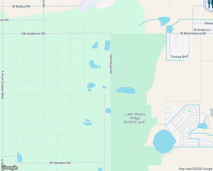map of restaurants, bars, coffee shops, grocery stores, and more near Char Road in Avon Park