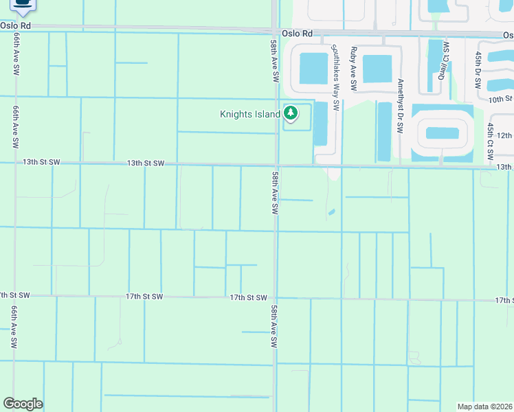 map of restaurants, bars, coffee shops, grocery stores, and more near 1427 58th Avenue Southwest in Vero Beach