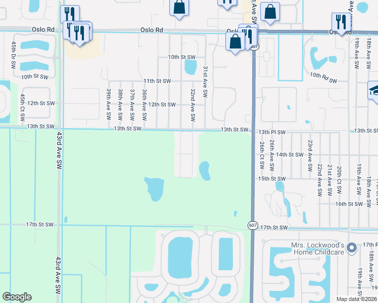 map of restaurants, bars, coffee shops, grocery stores, and more near 1413 32nd Avenue Southwest in Vero Beach