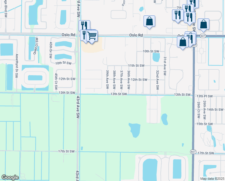 map of restaurants, bars, coffee shops, grocery stores, and more near 1254 38th Avenue Southwest in Vero Beach
